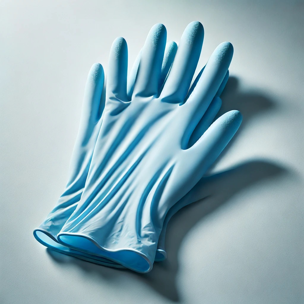 Blue Nitrile Medical Gloves